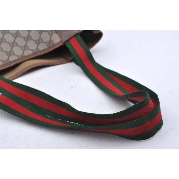 Auth Gucci Web Sherry Line Shoulder #48550G29B - Picture 4 of 13